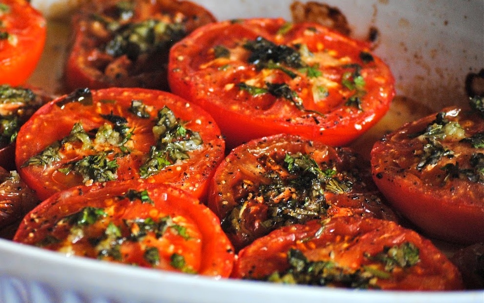 Tomates a la provenzal (guarnición) - Recetas de Cocina | MujerdeElite